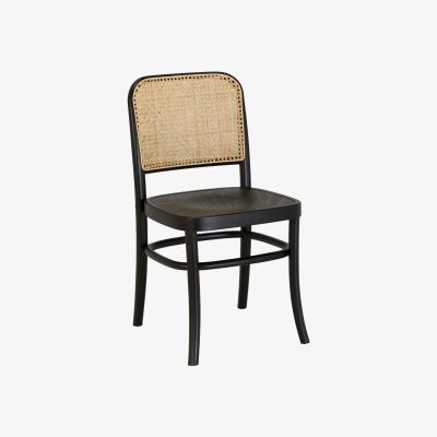 Barker and Stonehouse Iben Dining Chair, Black Wicker | Barker & Stonehouse