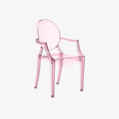 Barker and Stonehouse Lou Lou Ghost Dining Chair, Pink | Barker & Stonehouse