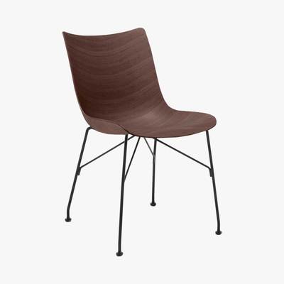 Barker and Stonehouse Kartell Smartwood Dining Chair, Dark Wood