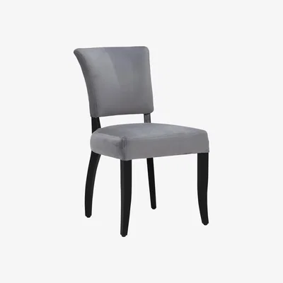 Barker and Stonehouse Timothy Oulton Mimi Velvet Dining Chair, Grey | Barker & Stonehouse