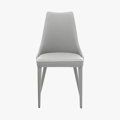 Barker and Stonehouse Clara Eco Leather Dining Chair, Anthracite
