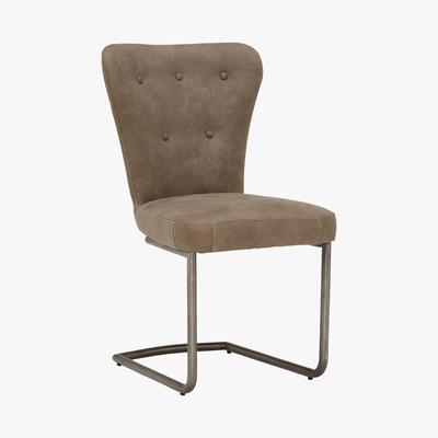 Barker and Stonehouse Saxby Upholstered Dining Chair, Grey
