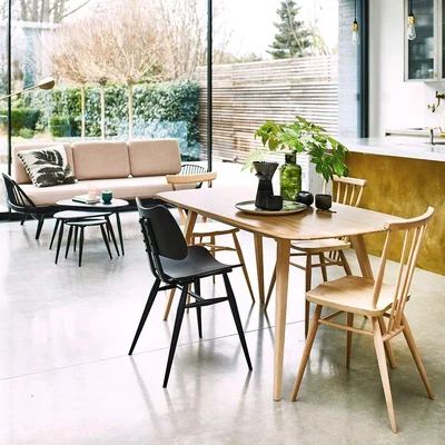 Barker and Stonehouse Ercol Originals Stacking Dining Chair, Clear Matt Ash (Cm) Wood | Ercol