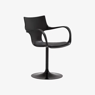 Barker and Stonehouse Sovet Italia Flute Chair, Black Metal | Barker & Stonehouse