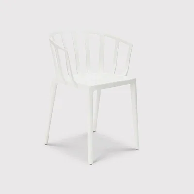 Barker and Stonehouse Kartell Venice Dining Chair, White | Barker & Stonehouse