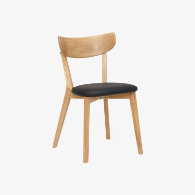 Barker and Stonehouse Lund Solid Oak Dining Chair - Brown - Oak - Plain - W47.5 x D50 x H80.5cm - Barker &amp; Stonehouse