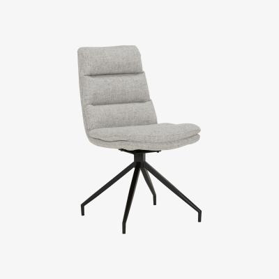 Barker and Stonehouse Eero Swivel Dining Chair, Grey | Barker & Stonehouse