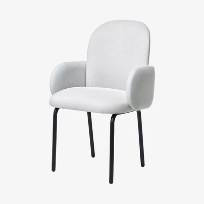 Bombinate.com Light Grey Dost Steel Diner Chair