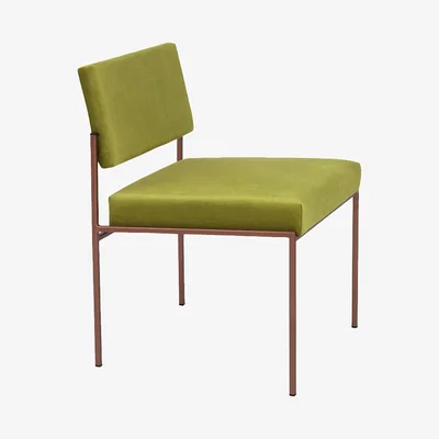 Bombinate.com Apple Green Cube Chair Copper
