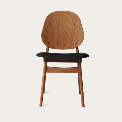 Bombinate.com Teak/Black Prescott Half Noble Dining Chair