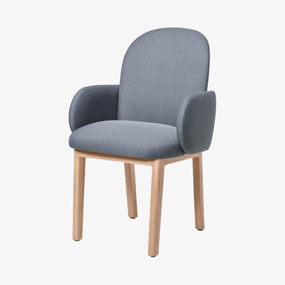 Bombinate.com Dark Grey Dost Wood Diner Chair