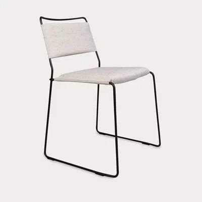 Bombinate.com Melange/Black One Wire Chair