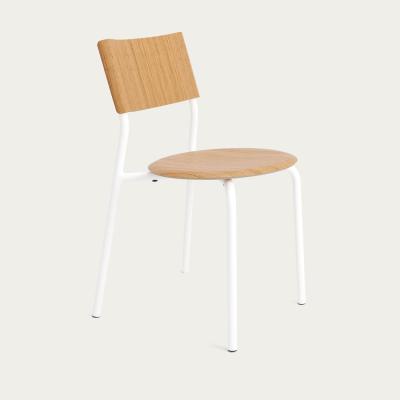 Bombinate.com Oakwood/Cloudy White SSD Chair - Eco-Certified Wood