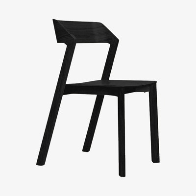 Bombinate.com Black Merano Wood Chair