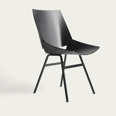 Bombinate.com Black Shell Chair