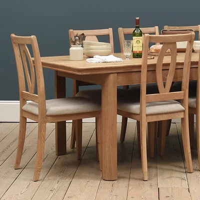 The Cotswold Company Wickham Washed Oak Dining Chair
