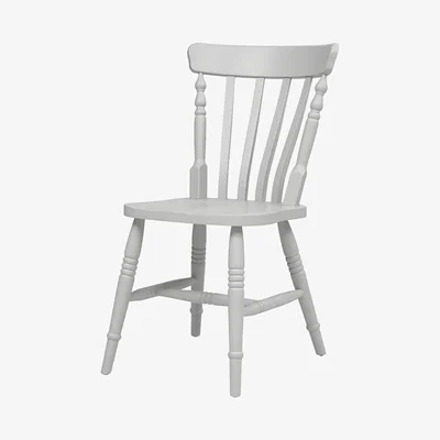 The Cotswold Company Farmhouse Dove Grey Kitchen Chair