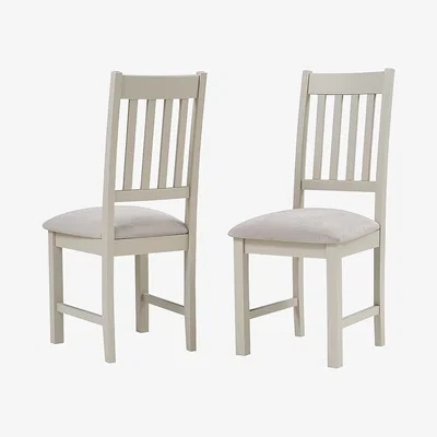 The Cotswold Company Lundy Stone Slat Back Dining Chair