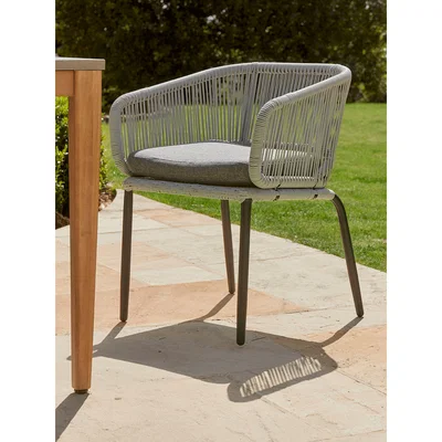 Cox and Cox NEW Two Grey String Dining Chairs
