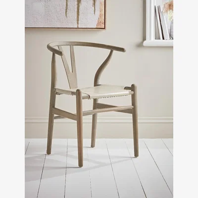 Cox and Cox Bow Back Dining Chair - Soft Grey