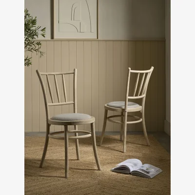 Cox and Cox Two Spindle Back Dining Chairs