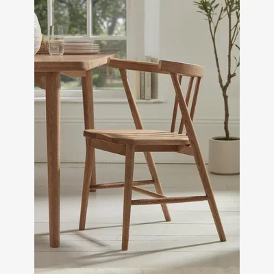 Cox and Cox Weathered Oak Dining Chair