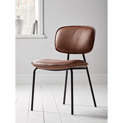 Cox and Cox NEW Two Mason Dining Chairs - Tan