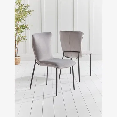 Cox and Cox Two Eva Dining Chairs