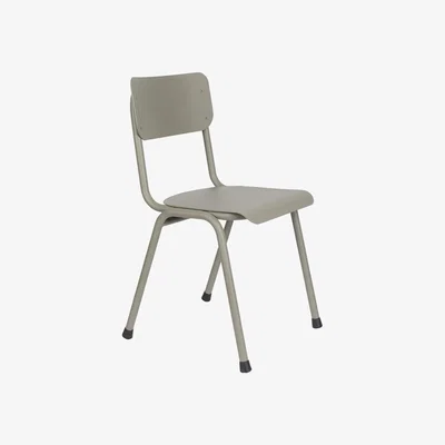 Cuckooland Zuiver Pair of Back to School Garden Chairs - Grey Blue