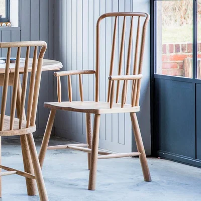 Cuckooland Pair of Hambleden Carver Dining Chairs