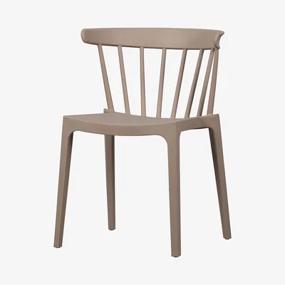 Cuckooland Pair of Bliss Outdoor Bar Chairs by Woood - Nude