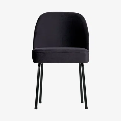 Cuckooland Pair of Vogue Velvet Dining Chairs by BePureHome - Ink