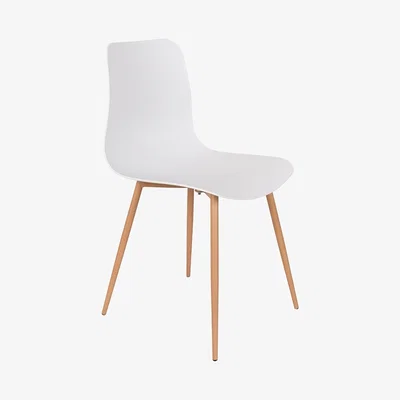 Cuckooland Pair of Leon Dining Chairs in White