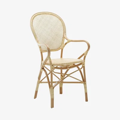 Cuckooland Sika Stackable Rattan Rossini Dining Chair in Natural