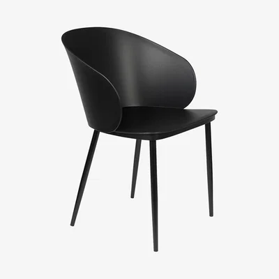 Cuckooland Pair of Gigi Dining Chairs - All Black