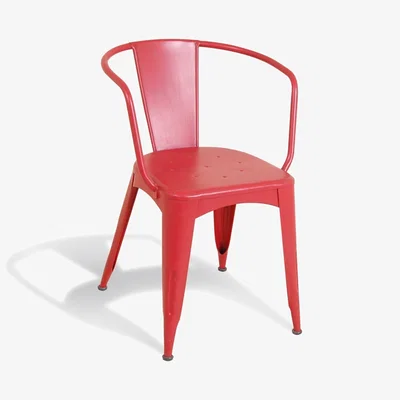 Cuckooland Industrial Red Military Chair in Re-Engineered Design