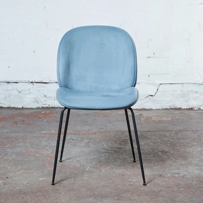 The Conran Shop Ex-Display Beetle Dining Chair in Light Blue & Black