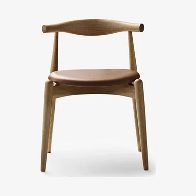 The Conran Shop CH20 Elbow Chair Oiled Oak & Sif Leather