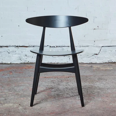 The Conran Shop Ex-Display CH33T Dining Chair in Black & Beech