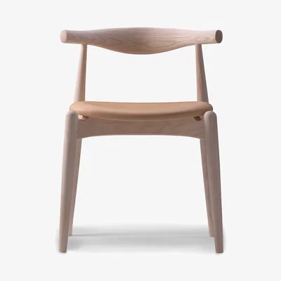 The Conran Shop CH20 Elbow Chair Soaped Oak & Thor Leather