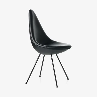 The Conran Shop Drop Chair Leather Black Edition