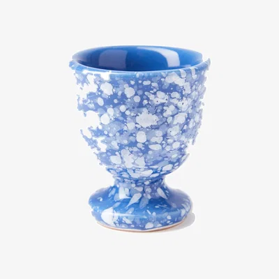 The Conran Shop Splatter Egg Cup in Blue By The Conran Shop