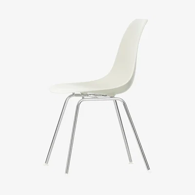 The Conran Shop DSX Plastic Side Chair Pebble & Chrome