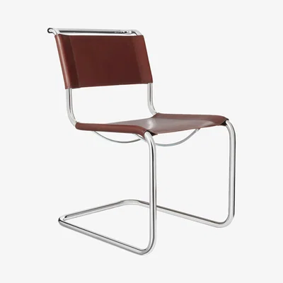 The Conran Shop S 33 Chair Brown Leather