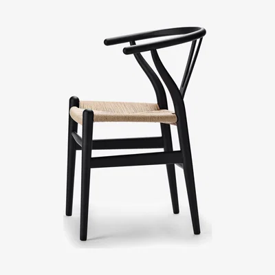 The Conran Shop Special Edition CH24 Wishbone Chair in Soft Black