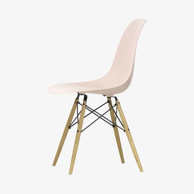 The Conran Shop DSW Plastic Side Chair Pale Rose & Honey Tone Ash