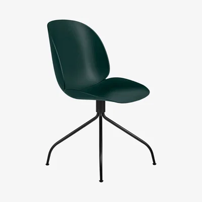 The Conran Shop Beetle Meeting Chair in Dark Green & Black