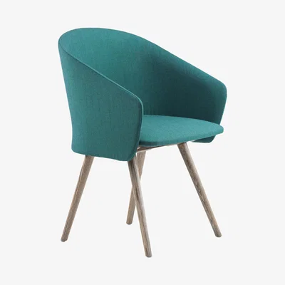 The Conran Shop 406 Saia Dining Chair in Black Oiled Ash