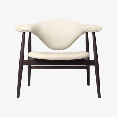 The Conran Shop Masculo Dining Chair in Ivory & Smoked Oak