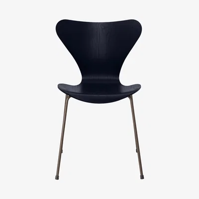 The Conran Shop Series 7 3107 Chair in Midnight Blue Ash & Brown Bronze